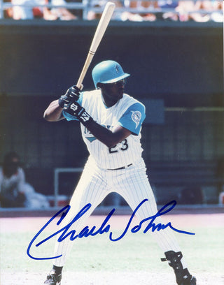 Charles Johnson Autographed 8x10 Photo