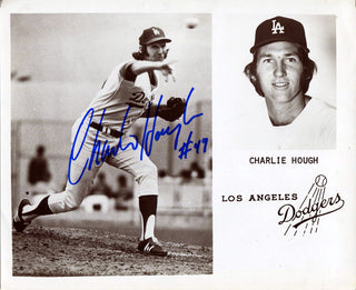 Charlie Hough Autographed 8x10 Photo