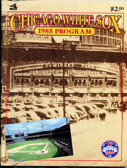 1985 Chicago White Sox Unsigned Program