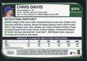 Chris Davis Unsigned 2008 Bowman Chrome Rookie Card