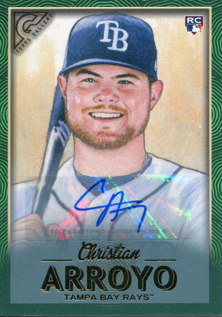 Christian Arroyo Autographed 2018 Topps Gallery Rookie Card