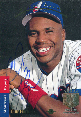 Cliff Floyd Autographed 1993 Upper Deck Card