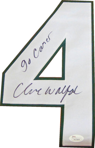 Clive Walford Go Canes Autographed University of Miami Hurricanes Jersey (JSA)