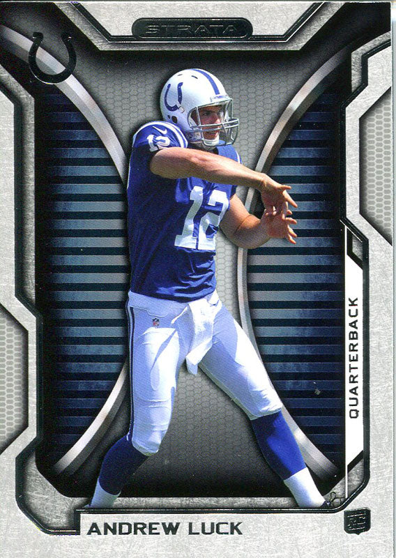 Andrew Luck Unsigned 2012 Topps Strata Rookie Card