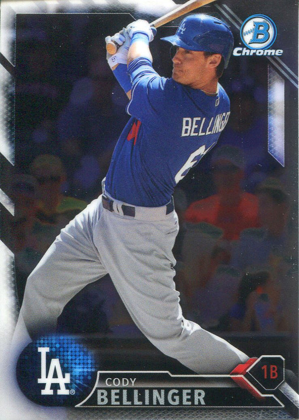 Cody Bellinger Unsigned 2016 Bowman Chrome Rookie Card