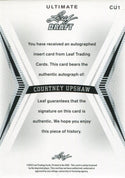 Courtney Upshaw Autographed 2012 Leaf Draft Rookie Card