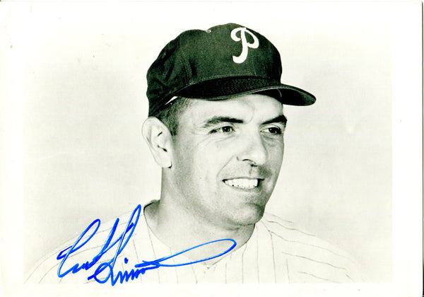 Curt Simmons Autographed 4x6 Photo