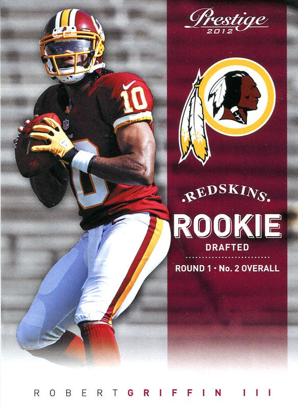 Robert Griffin III Unsigned 2012 Pannin Presige Rookie Card