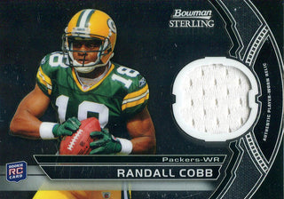 Randall Cobb Unsigned 2011 Bowman Sterling Rookie Jersey Card