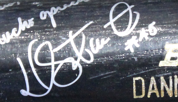 Danny Tartabull Autographed Rawlings Big Stick Bat Close Up