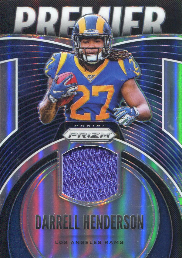 Darrell Henderson 2019 Panini Prizm Rookie Jersey Card