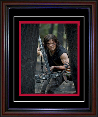 Norman Reedus Unsigned Framed Daryl Dixon Walking Dead 8x10 Photo