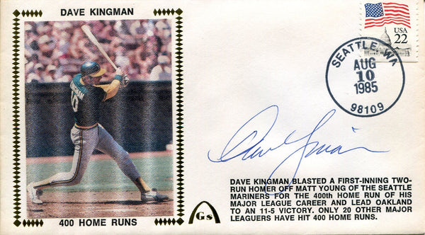 Dave Kingman Autographed First Day Cover