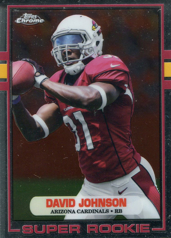 David Johnson Unsigned 2015 Topps Chrome Rookie Card