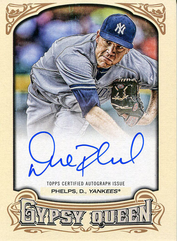 David Phelps Autographed 2014 Topps Gypsy Queen Card