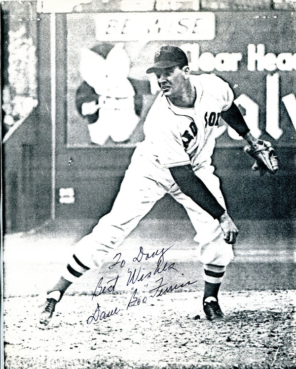 Dave Boo Ferriss Autographed B&W Newspaper Page