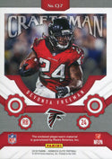 Devonta Freeman 2018 Panini Elite Craftsman Jersey Card Back
