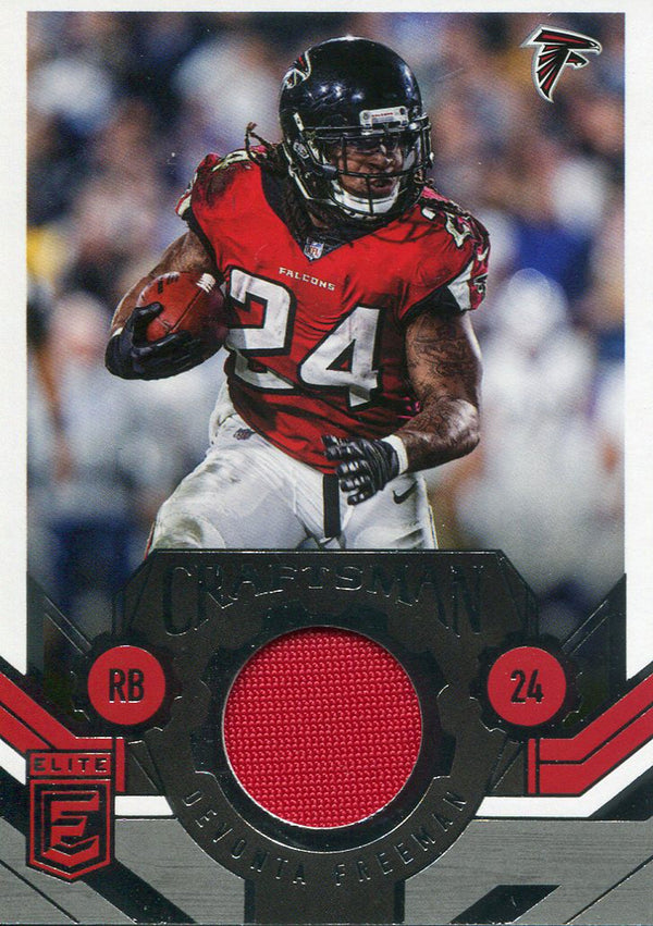 Devonta Freeman 2018 Panini Elite Craftsman Jersey Card 
