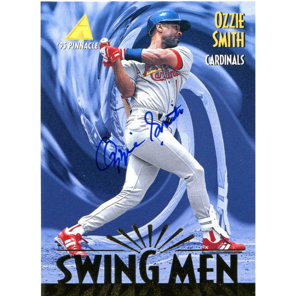 Ozzie Smith Autographed 1995 Pinnacle Card