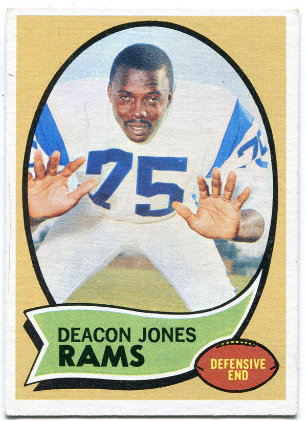 Deacon Jones Unsigned 1970 Topps Card