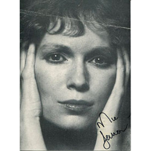 Mia Farrow Autographed/Signed Postcard