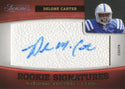 Delone Carter Autographed 2011 Timeless Treasures Jersey Rookie Card
