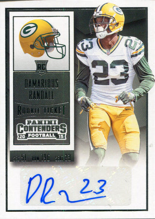 Damarious Randall Autographed 2015 Panini Contenders Rookie Card