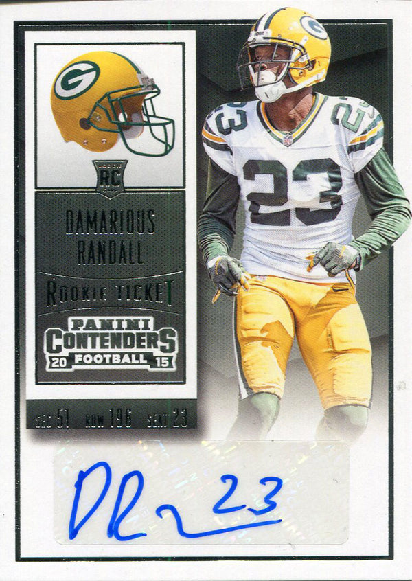 Damarious Randall Autographed 2015 Panini Contenders Rookie Card