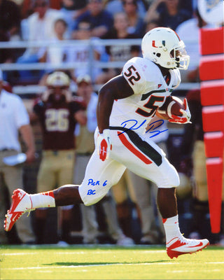 Denzel Perryman Pick 6 BC Autographed 8x10 Photo