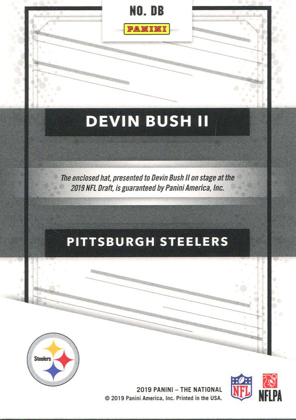 Devin Bush II 2019 Panini The National Football Rookie Jersey Card