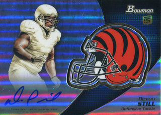 Devon Still Autographed 2012 Bowman Chrome Rookie Card