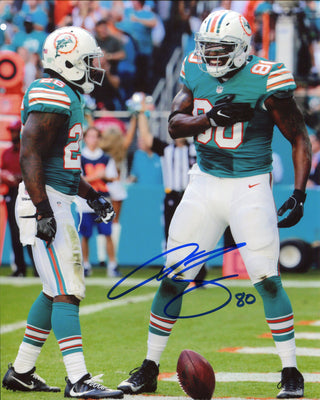 Dion Sims Autographed Celebrating 8x10 Photo