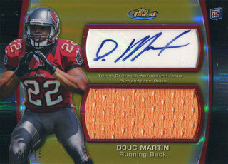 Doug Martin Autographed 2012 Topps Chrome Rookie Jersey Card