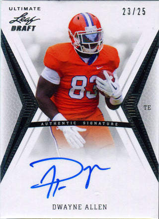 Dwayne Allen Autographed 2012 Leaf Card