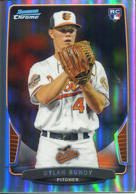 Dylan Bundy Unsigned 2013 Bowman Chrome Rookie Card