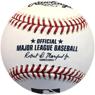 Eduardo Rodriguez Autographed Baseball Back