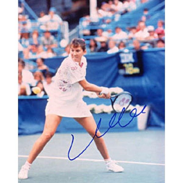 Monica Seles Autographed Tennis 8x10 Photo