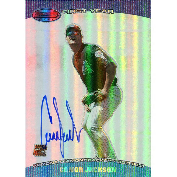 Conor Jackson Autographed 2004 Bowman's Best Card