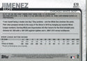 Eloy Jimenez 2019 Topps Rookie Card #670