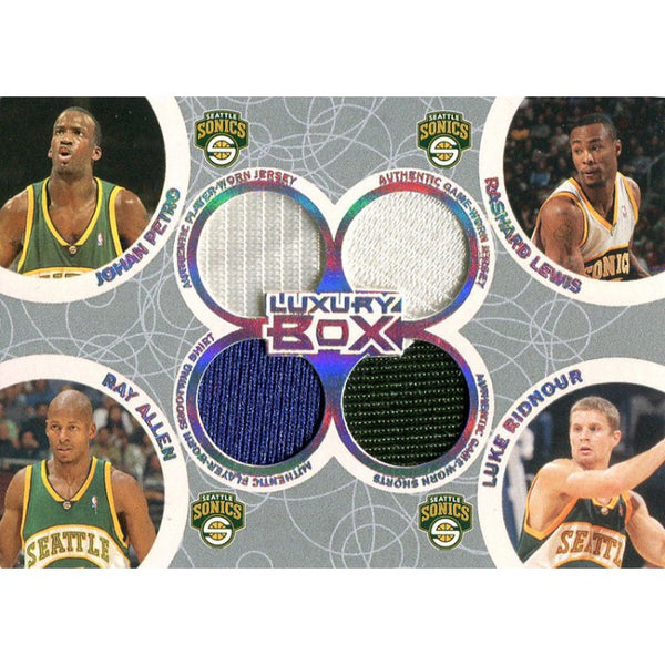 Seattle Super Sonics Unsigned 2006 Topps Jersey Card