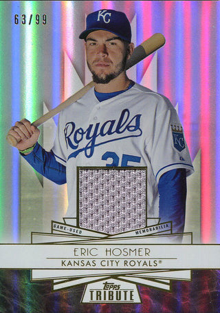 Eric Hosmer Unsigned 2014 Topps Tribute Jersey Card