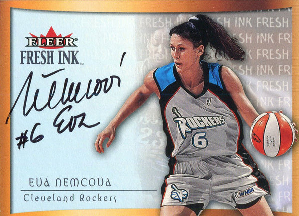 Eva Nemcova Autographed 2000 Fleer Skybox Card