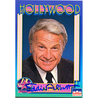 Eddie Albert Autographed / Signed 1991 Hollywood Card (James Spence)