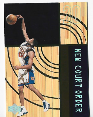 Allan Houston 1998-1999 Upper Deck #NC2 New Court Order Card