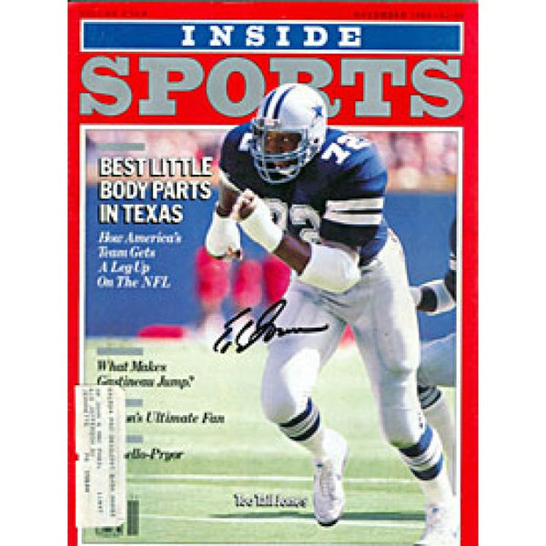 Ed Jones Dallas Cowboys Autographed/Signed Inside Sports November 1982