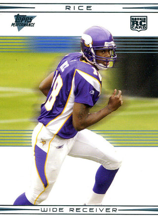 Sidney Rice Unsigned 2007 Topps Rookie Card