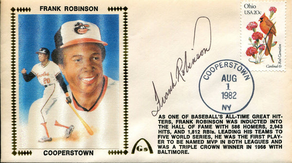Frank Robinson Autographed First Day Cover 