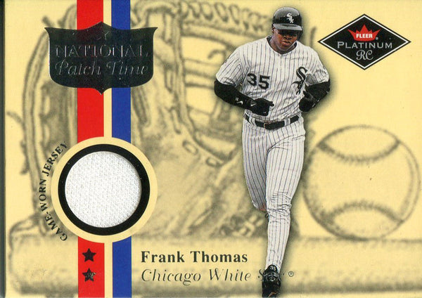 Frank Thomas 2001 Fleer Platinum Jersey Card
