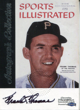 Frank Thomas Autographed 1999 Fleer Sports Illustrated Card