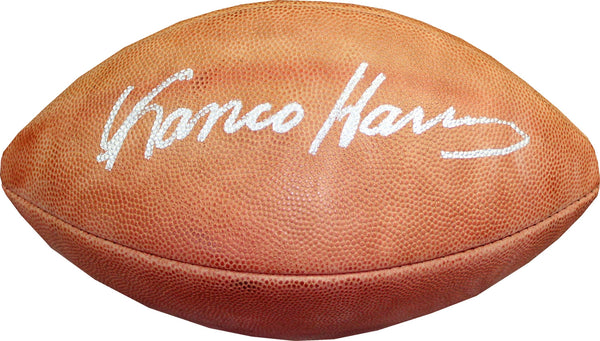 Franco Harris Autographed Official NFL Football (PSA)